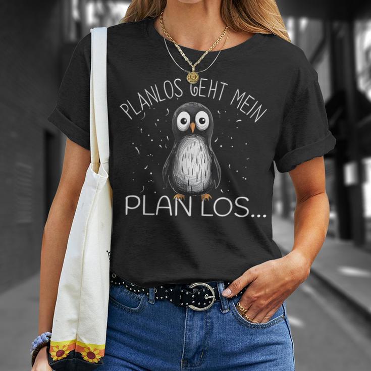 Planlos Geht Mein Plan Los Lustiger T-Shirt Geschenke für Sie