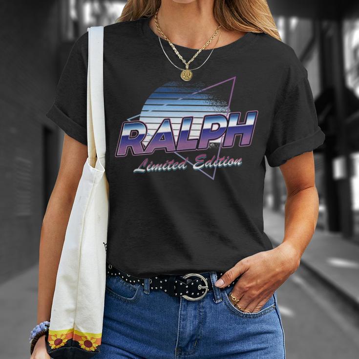 Ralph Name Aestheticaporwave 80S 90S Surname T-Shirt Geschenke für Sie