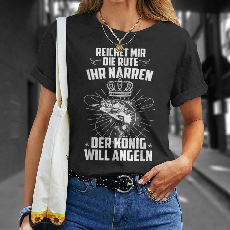 Reich Mir Die Rute Ihr Jester Der König Will Angeler T-Shirt Geschenke für Sie