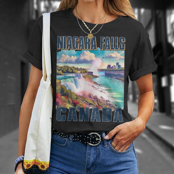 Retro Niagara Falls Californiaintage Rivers Canada Trip T-Shirt Geschenke für Sie