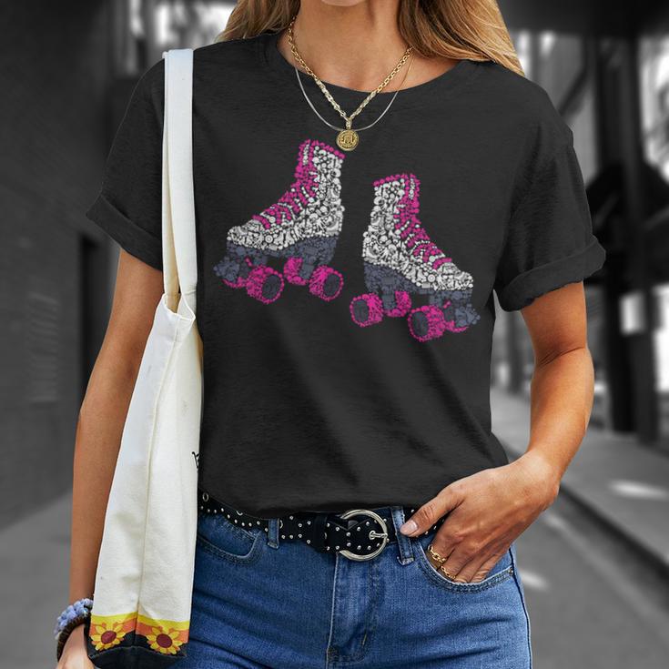 Roller Skates Girls Roller Skates Roller Girl Roller Skates T-Shirt Geschenke für Sie