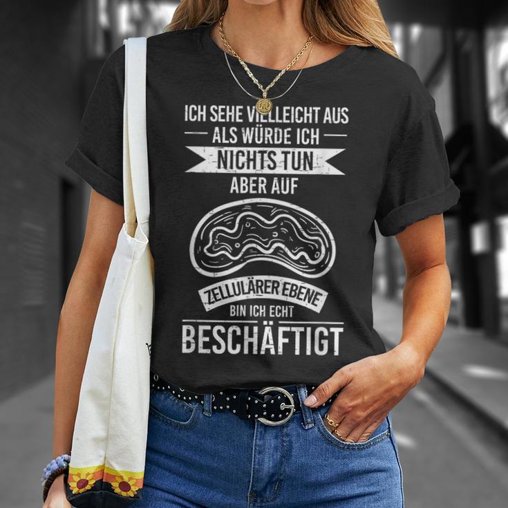 Sehe Aus Nicht Tun Zellulär Busy Biologist T-Shirt Geschenke für Sie