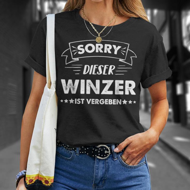 Sorry Dieser Winzer Istgeben T-Shirt Geschenke für Sie