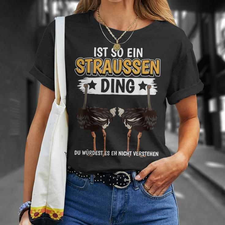 Straußeogel Sachen Ist So Ein Strauss Ding Ostrich S T-Shirt Geschenke für Sie