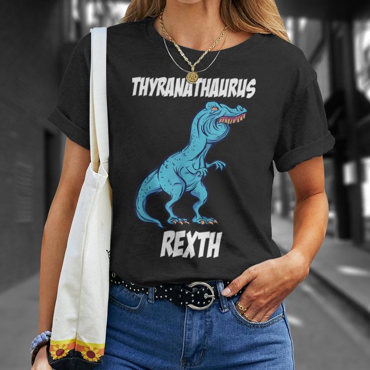 T-Rex Überbiss Meme T-Rex Party T-Shirt Geschenke für Sie