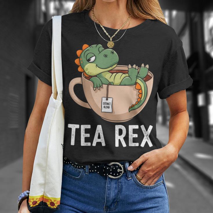 Tea Rex T-Rex Dinosaur Tyrannosaurus T-Shirt Geschenke für Sie