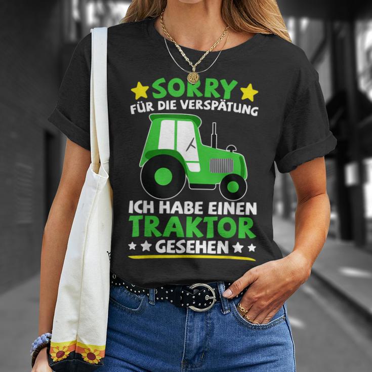 Tractor Trecker Children's Ich Habe Einen Traktor Sehen T-Shirt Geschenke für Sie