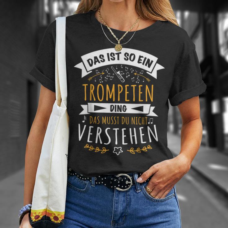 Trompete Trompeter Musiker Das Ist So Ein Trompeten Ding T-Shirt Geschenke für Sie