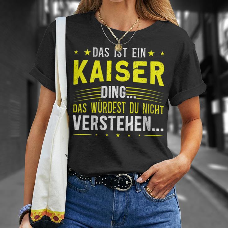 Women's With-Neck Das Ist Ein Kaiser Ding T-Shirt Geschenke für Sie