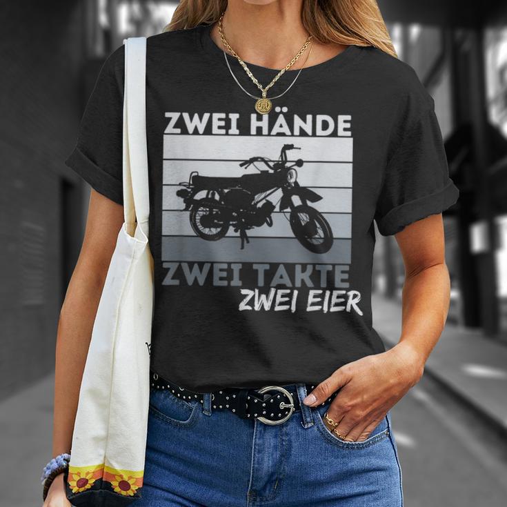 Zwei Hands Zwei Takte Simson Ddr Moped Two Strokeintage T-Shirt Geschenke für Sie