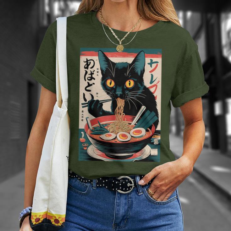 Anime Manga Kawaii Otaku Ramen Cat Christmas T-Shirt Geschenke für Sie