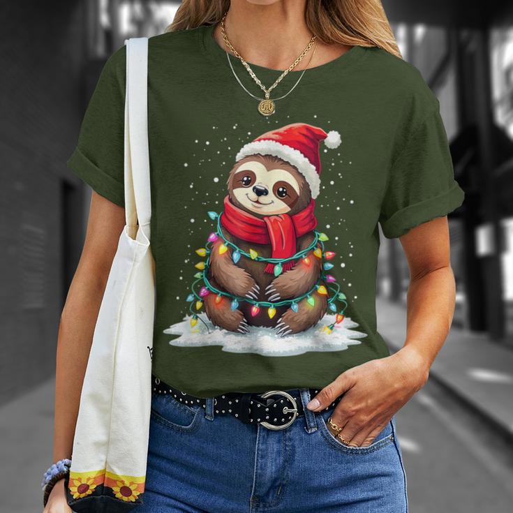 Christmas Children Sloth Xmas Family T-Shirt Geschenke für Sie