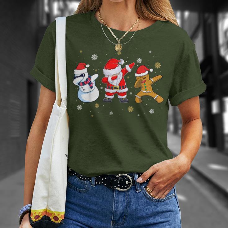 Dabbing Santa Claus For Children T-Shirt Geschenke für Sie