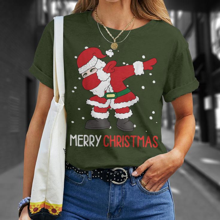 Dabbing Santa Claus Dab Dap Weihnachten T-Shirt Geschenke für Sie