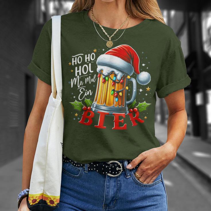 Ho Ho Hol Mir Mal Ein Bier Christmas T-Shirt Geschenke für Sie