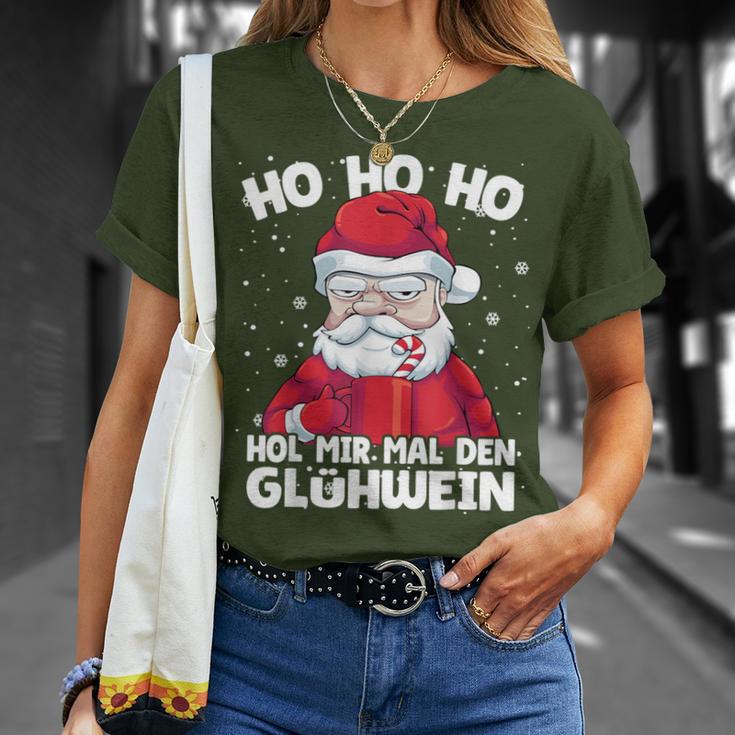 Hol Mir Mal Den Glühwein Annoyed Santa T-Shirt Geschenke für Sie