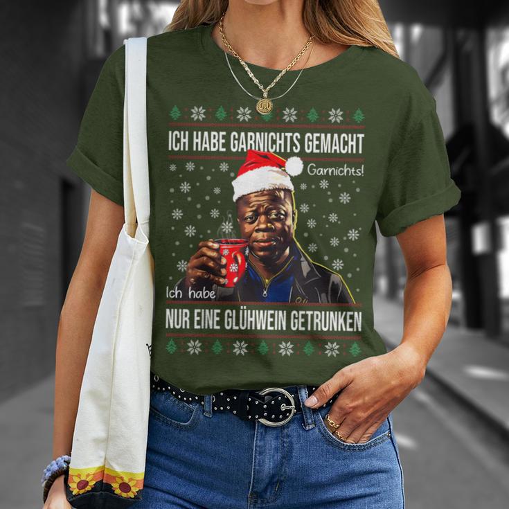 Ich Habe Garnichts Gemacht Nur Eine Glühwein Getrunken Xmas T-Shirt Geschenke für Sie