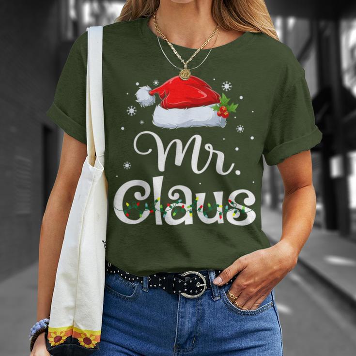 Mr And Mrs Claus Pyjama Santa T-Shirt Geschenke für Sie