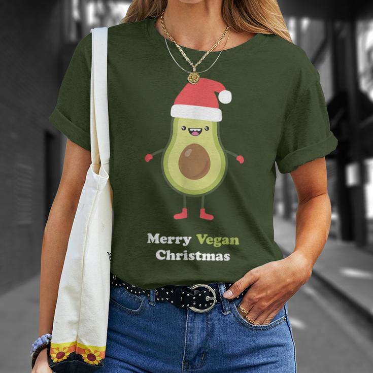 Vegan Christmas Avocado Xmas Christmas egan T-Shirt Geschenke für Sie