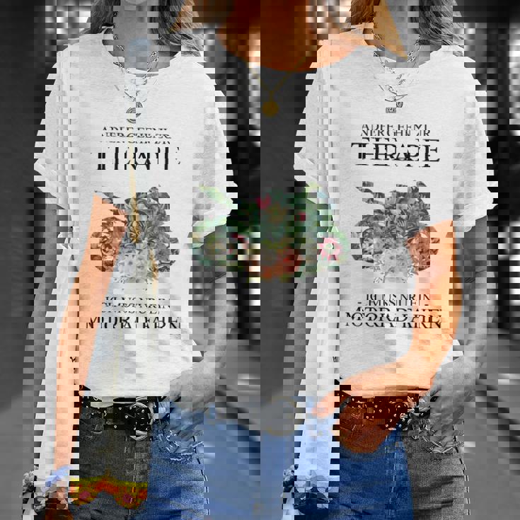 Andere Gehen Zur Therapie Motorcycle T-Shirt Geschenke für Sie