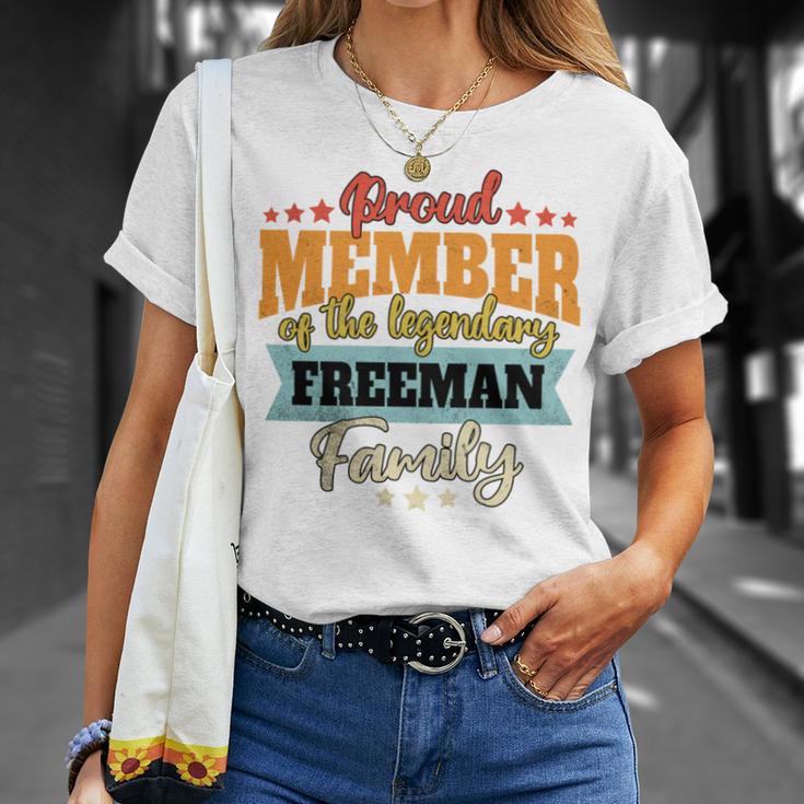 Freeman Nachname Freeman T-Shirt Geschenke für Sie