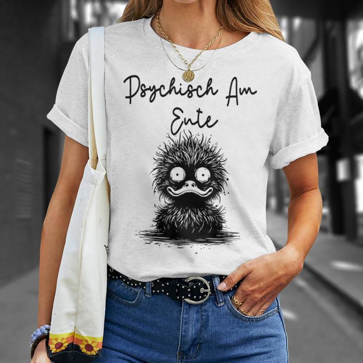 Psychisch Am Ente Psychisch Am Ente Gray T-Shirt Geschenke für Sie