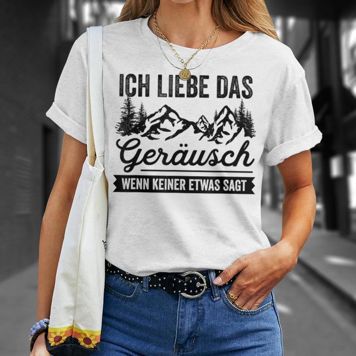 Hiking Ich Liebe Das Noise Wenn Keiner Etwas Sagt T-Shirt Geschenke für Sie