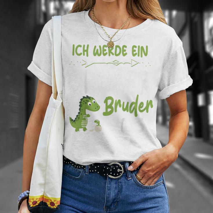 Kinder Ich Werde Ein Großer Bruder 2025 Dinosaur Baby T-Shirt Geschenke für Sie