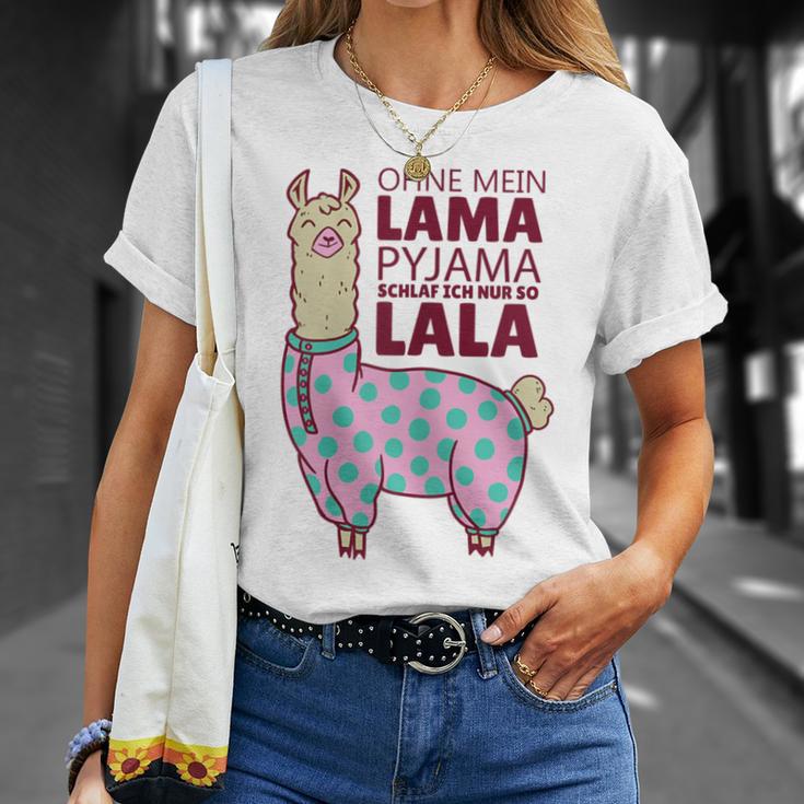 Lama Lama Pyjamas Alpaca Sleep T-Shirt Geschenke für Sie