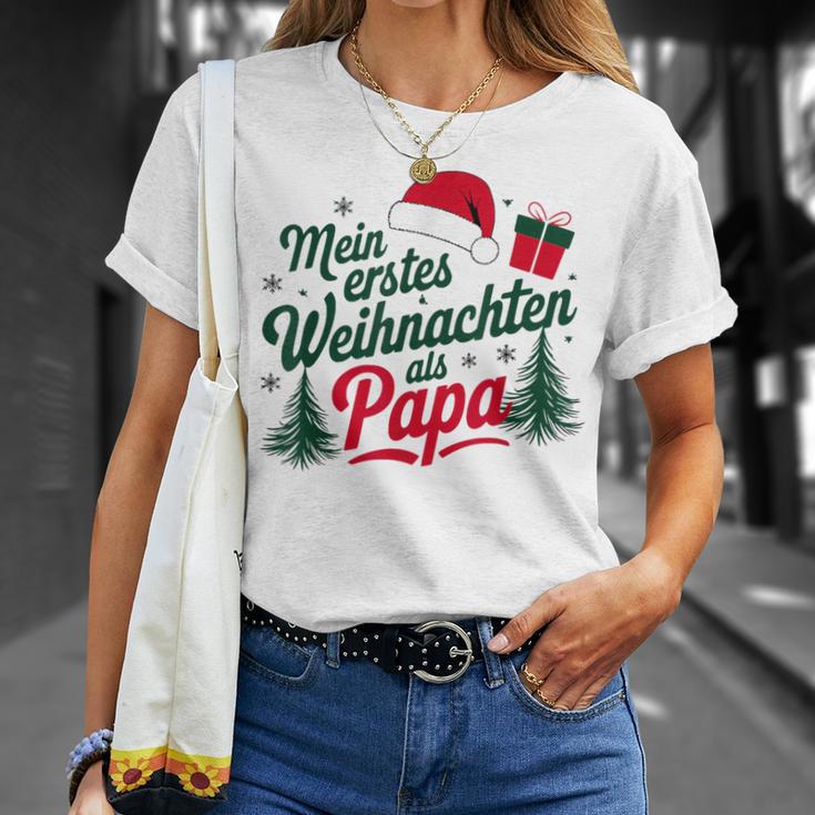 Mein Erstes Weihnachten Als Papa T-Shirt Geschenke für Sie