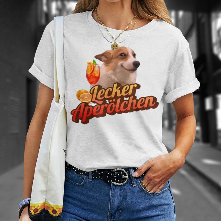 Tasty Aperölchen Holy Corgi Spritz-Tour Dog Spritzy T-Shirt Geschenke für Sie