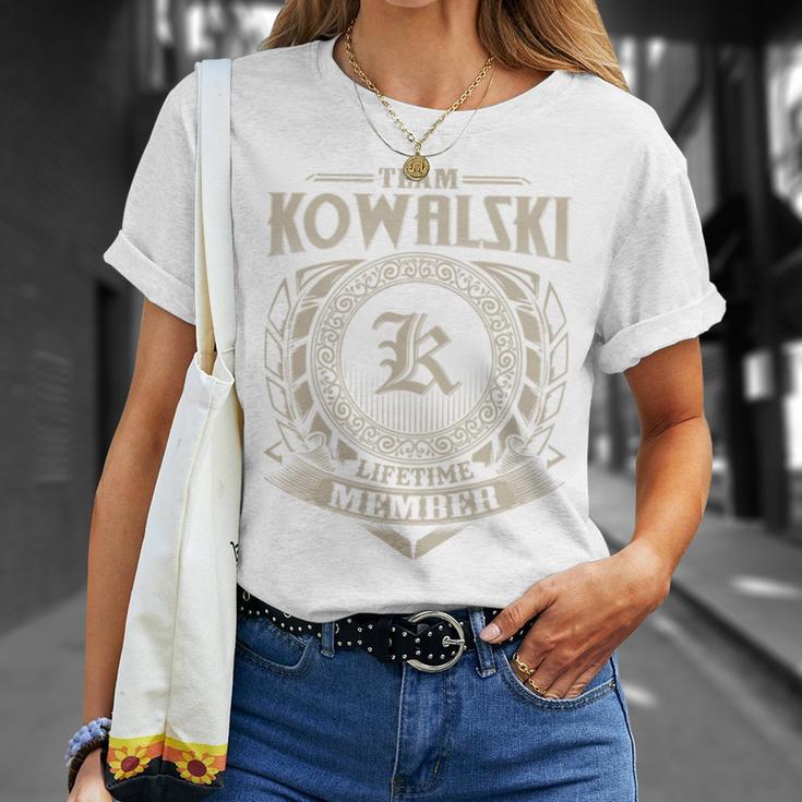 Team Kowalski Lifetime Member Last Name Kowalski Family T-Shirt Geschenke für Sie