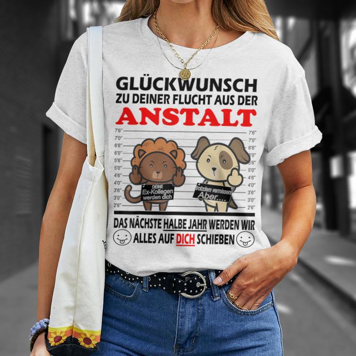 Zum Farewell Glückwunsch Zu Deiner Elucht Aus Der Anstalt Gray S T-Shirt Geschenke für Sie