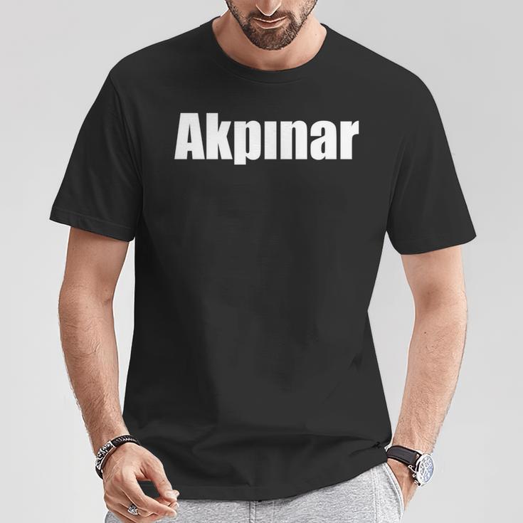 Akpinar Familie Nachname Türkisch Stolz Türkei T-Shirt Lustige Geschenke