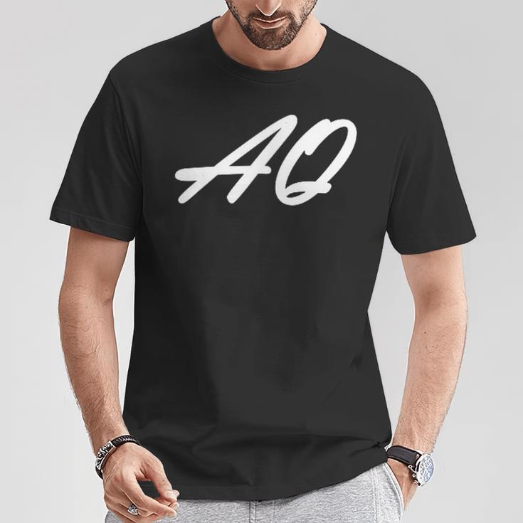 Aq Initialenorname A Nachname Q Alle Namen Mit A T-Shirt Lustige Geschenke