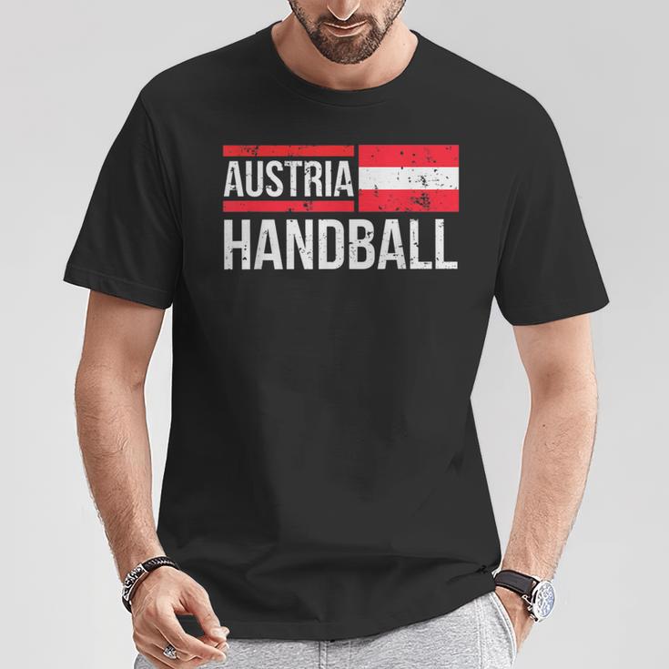 Austria Handball Flag Fan Team Player Jersey T-Shirt Lustige Geschenke