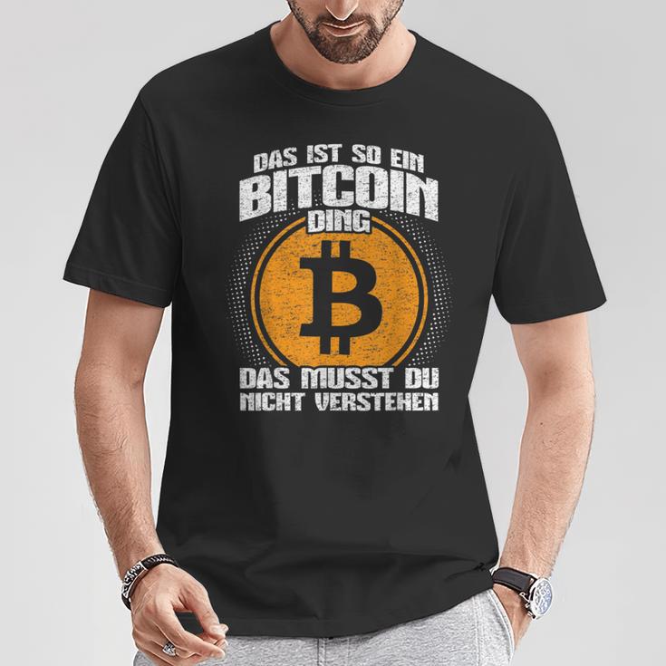 Blockchain Das Ist So Ein Bitcoin Ding Das Ist So Ein Bitcoin D S T-Shirt Lustige Geschenke