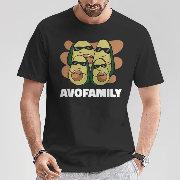 Cool Happy Avofamily Family Avocado T-Shirt Lustige Geschenke