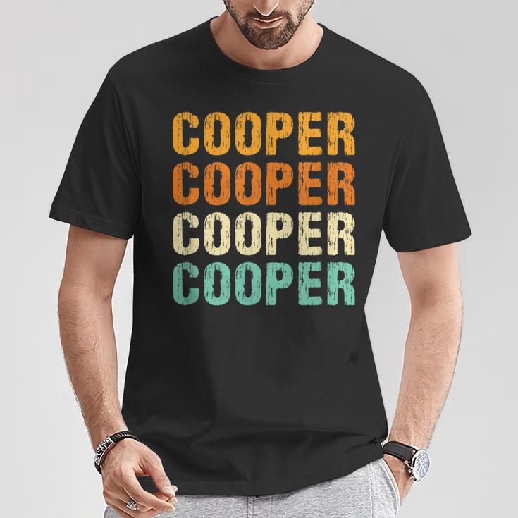 Cooper Nachname Familientreffen Nachname Personalisiert T-Shirt Lustige Geschenke