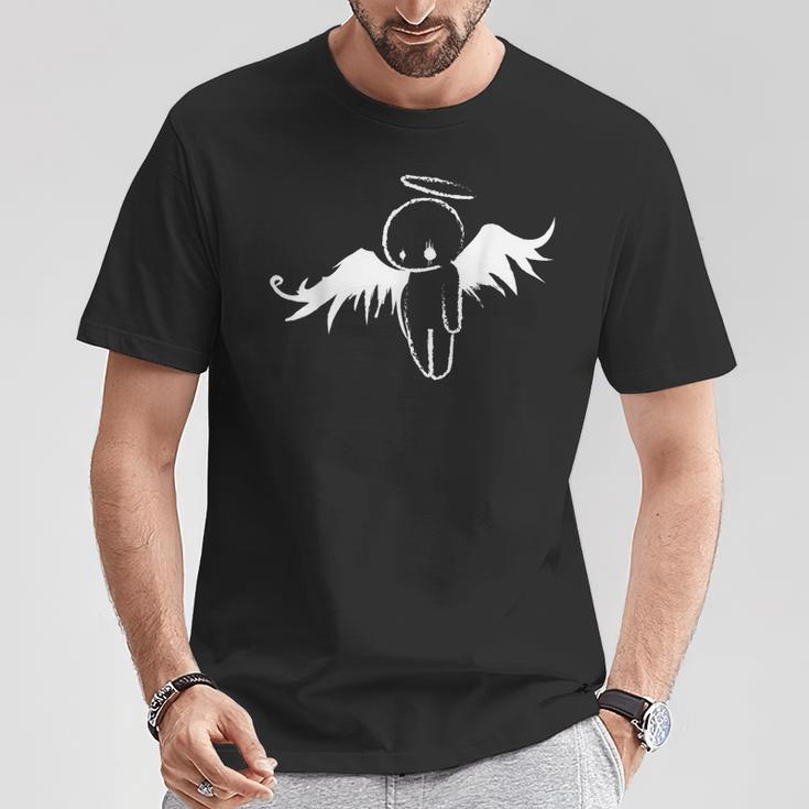 Cute Sad Emo Angel T-Shirt Lustige Geschenke