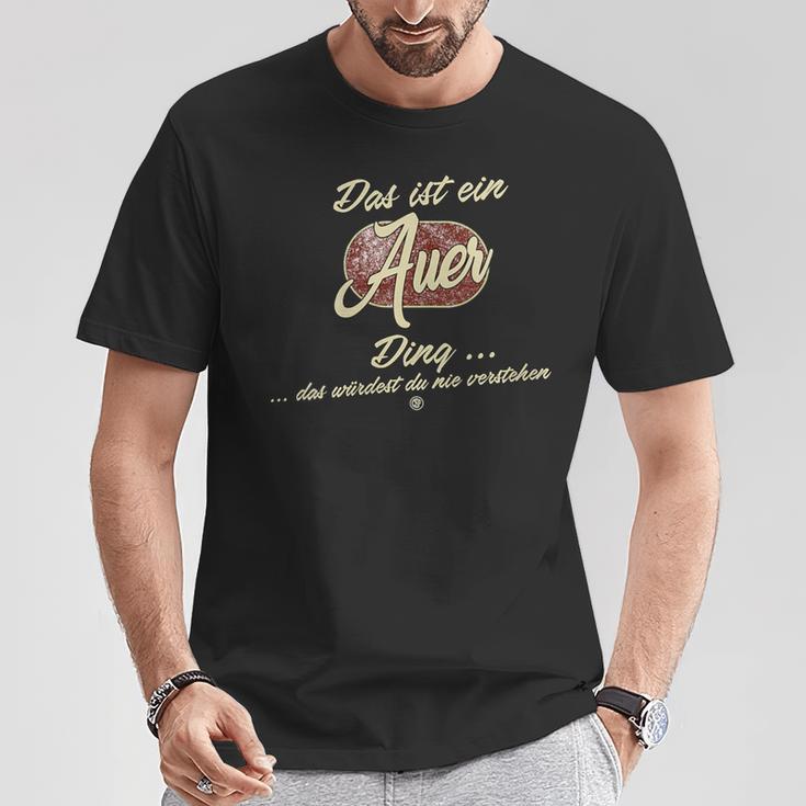 Damen Das Ist Ein Auer Ding Lustiges Familie Auer Mit-Ausschnitt T-Shirt Lustige Geschenke