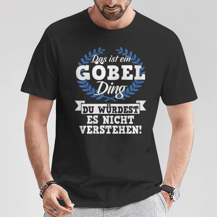 Damen Das Ist Ein Göbel Ding Du Würdest Es Nichterstehen Mit-Ausschnitt T-Shirt Lustige Geschenke