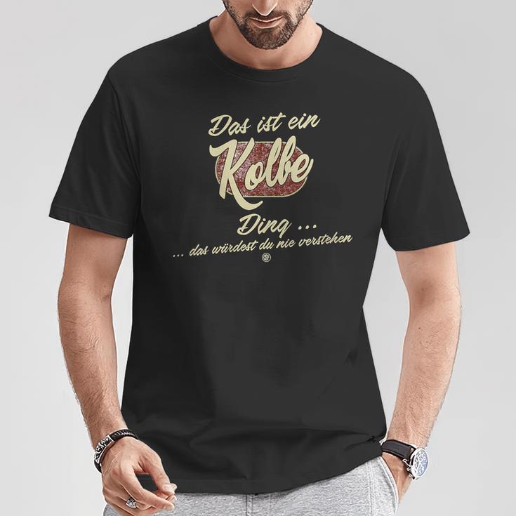 Damen Das Ist Ein Kolbe Ding Lustiges Familie Kolbe Mit-Ausschnitt T-Shirt Lustige Geschenke