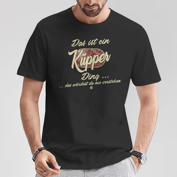 Damen Das Ist Ein Küpper Ding Lustiges Familie Küpper Mit-Ausschnitt T-Shirt Lustige Geschenke