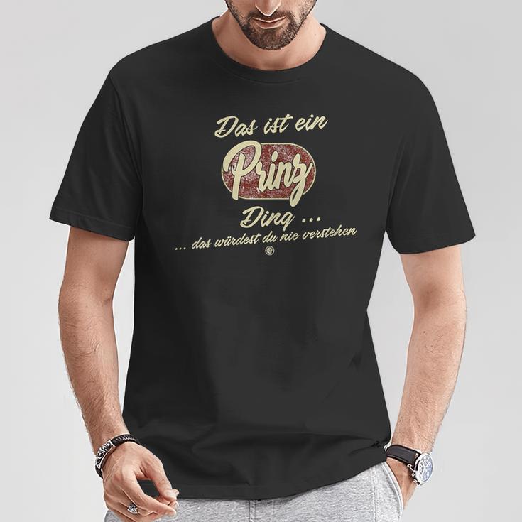 Damen Das Ist Ein Prinz Ding Lustiges Familie Prinz Mit-Ausschnitt T-Shirt Lustige Geschenke