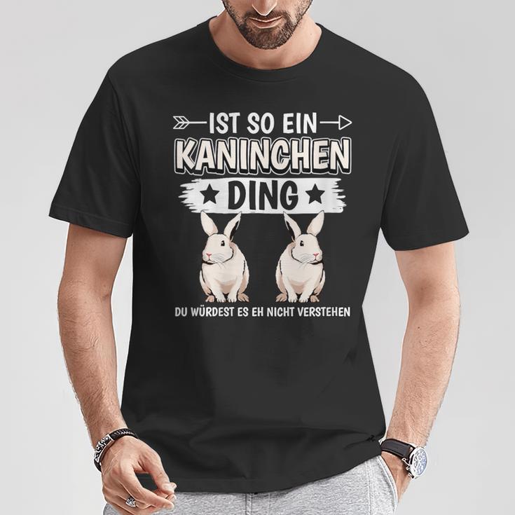 Damen Ist So Ein Kaninchen Ding Kaninchen Mit-Ausschnitt T-Shirt Lustige Geschenke