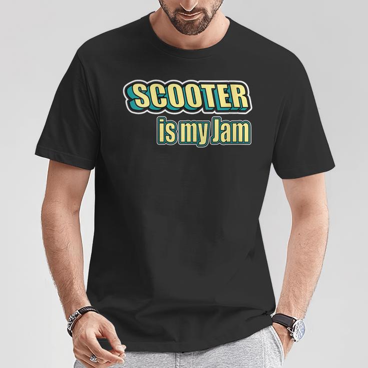 Damen Scooter Rider Scooter Ist Mein Ding Mit-Ausschnitt T-Shirt Lustige Geschenke