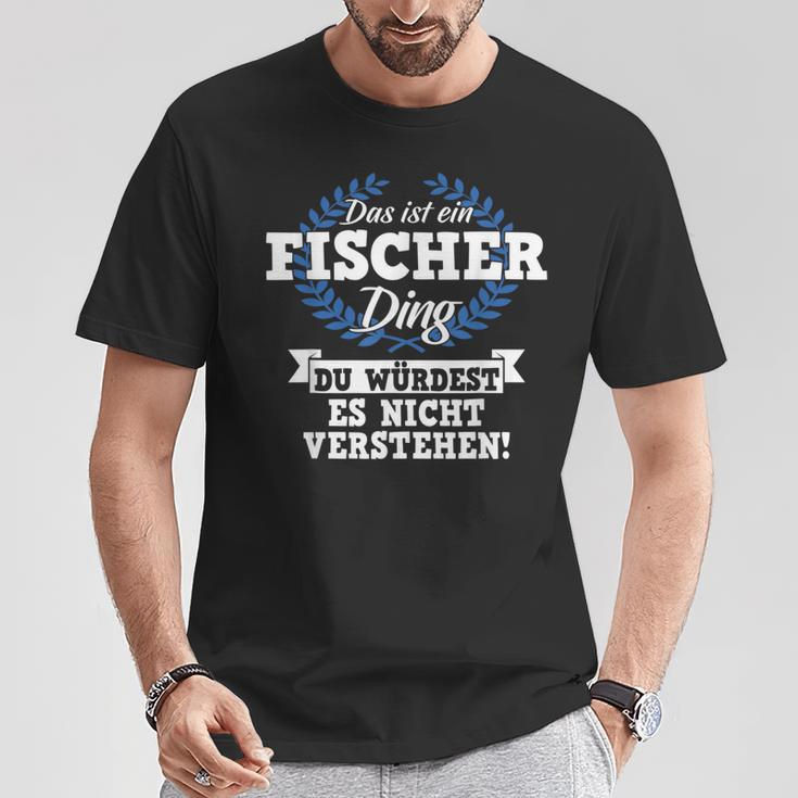 Das Ist Ein Fischer Ding Du Würdest Es Nicht Understand T-Shirt Lustige Geschenke