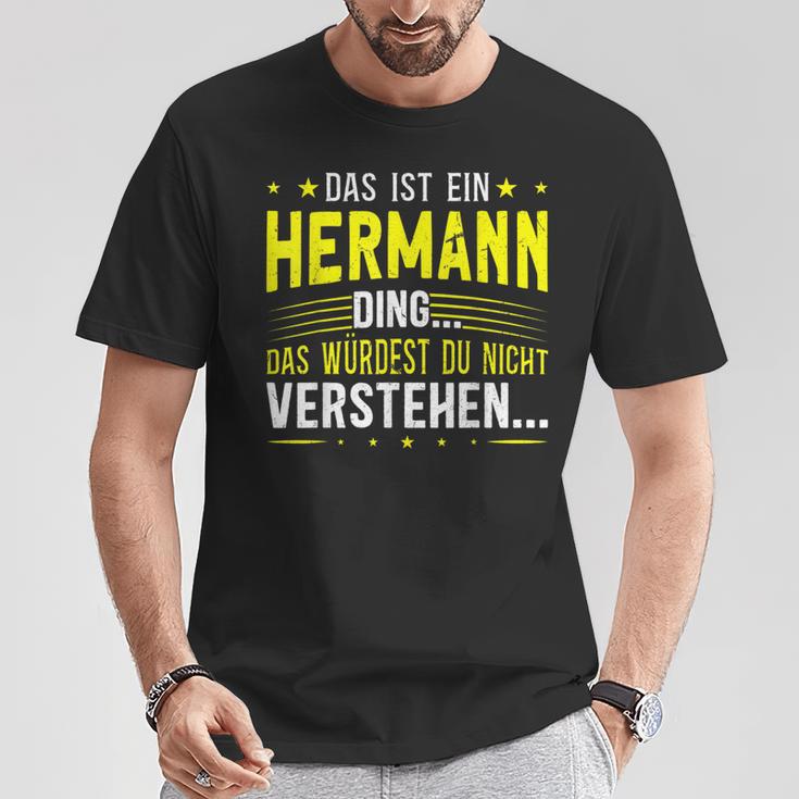 Das Ist Ein Hermann Ding Das Ist Ein Hermann Ding S T-Shirt Lustige Geschenke