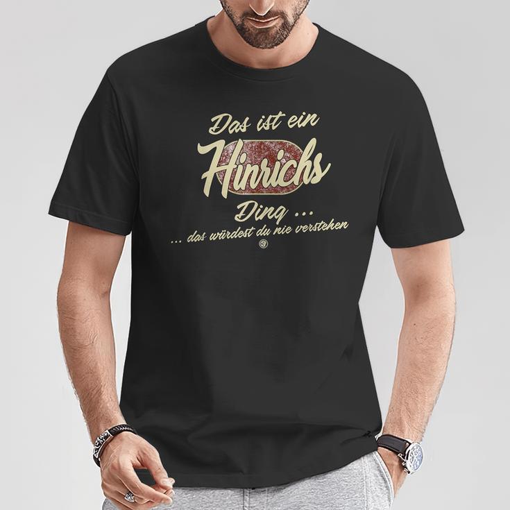 Das Ist Ein Hinrichs Ding Family Hinrichs S T-Shirt Lustige Geschenke